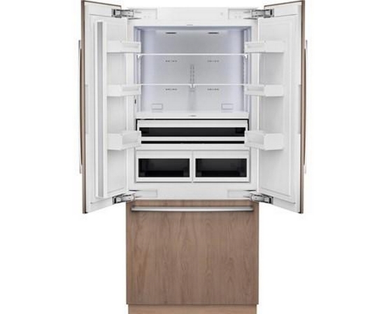Réfrigérateur à congélateur inférieur intégré de 36 po., 20.1 Pi cu. avec connectivité Wi-Fi Bosch - B36IT100NP