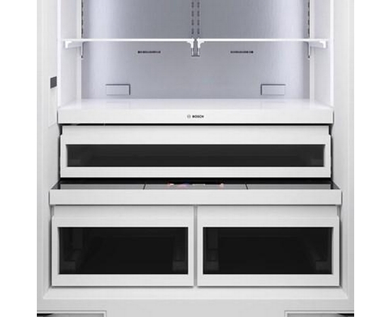 Réfrigérateur à congélateur inférieur intégré de 36 po., 20.1 Pi cu. avec connectivité Wi-Fi Bosch - B36IT100NP