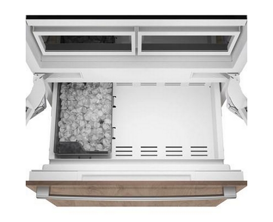 Réfrigérateur à congélateur inférieur intégré de 36 po., 20.1 Pi cu. avec connectivité Wi-Fi Bosch - B36IT100NP