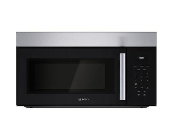 Four à micro-ondes à hotte intégrée de 30 po 1.7 Pi cu. avec écran ACL Bosch - HMV1055C