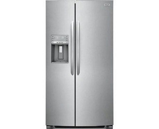 Réfrigérateur côte-à-côte amovible de 33 po., 22,2 Pi cu. avec système distributeur d'eau et de glaçons Frigidaire Gallery - GRSS2352AF