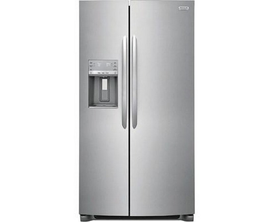 Réfrigérateur côte-à-côte amovible de 36 po., 25,6 Pi cu. avec système distributeur d'eau et de glaçons Frigidaire Gallery - GRSS2652AF