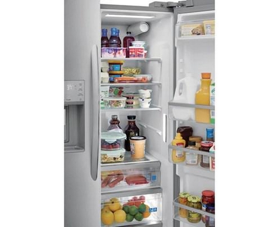 Réfrigérateur côte-à-côte amovible de 36 po., 25,6 Pi cu. avec système distributeur d'eau et de glaçons Frigidaire Gallery - GRSS2652AF