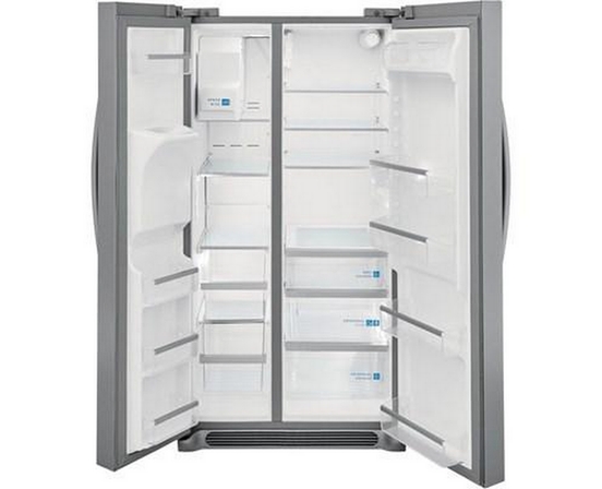 Réfrigérateur côte-à-côte amovible de 36 po., 25,6 Pi cu. avec système distributeur d'eau et de glaçons Frigidaire Gallery - GRSS2652AF