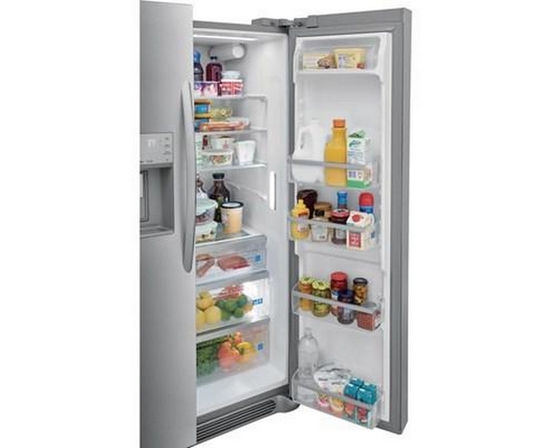 Réfrigérateur côte-à-côte amovible de 36 po., 25,6 Pi cu. avec système distributeur d'eau et de glaçons Frigidaire Gallery - GRSS2652AF