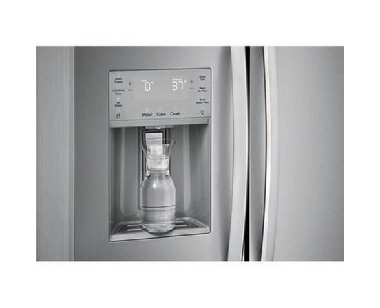 Réfrigérateur côte-à-côte amovible de 36 po., 25,6 Pi cu. avec système distributeur d'eau et de glaçons Frigidaire Gallery - GRSS2652AF