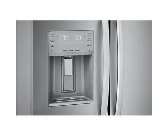 Réfrigérateur côte-à-côte amovible de 36 po., 25,6 Pi cu. avec système distributeur d'eau et de glaçons Frigidaire Gallery - GRSS2652AF