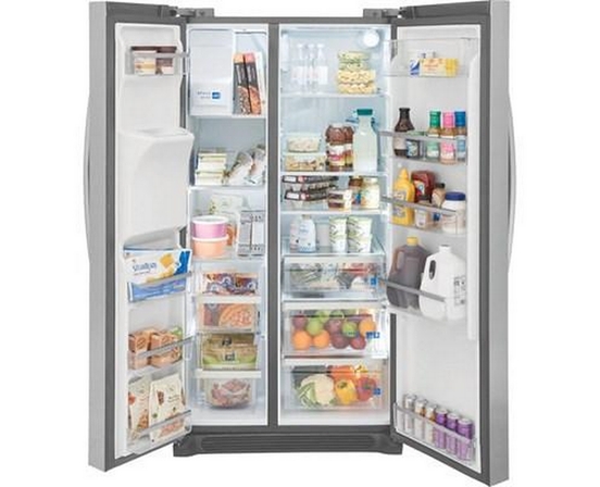 Réfrigérateur côte-à-côte à profondeur de comptoir de 36 po., 22,3 Pi cu. avec système distributeur d'eau et de glaçons Frigidaire Gallery - GRSC2352AF