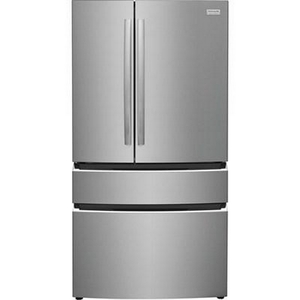 Réfrigérateur à profondeur de comptoir, quatre portes avec porte à deux battants de 36 po, 22,1 Pi cu.. avec machine à glaçons interne Frigidaire Gallery - GRMG2272CF