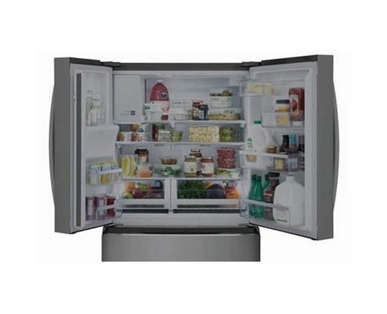 Réfrigérateur quatre portes avec porte à deux battants à profondeur de comptoir de 36 po, 21,5 Pi cu.. avec machine à glaçons Frigidaire Gallery - GRQC2255BF