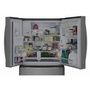 Réfrigérateur quatre portes avec porte à deux battants à profondeur de comptoir de 36 po, 21,5 Pi cu.. avec machine à glaçons Frigidaire Gallery - GRQC2255BF