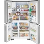 Réfrigérateur quatre portes avec porte à deux battants à profondeur de comptoir de 36 po, 21,5 Pi cu.. avec machine à glaçons Frigidaire Gallery - GRQC2255BF