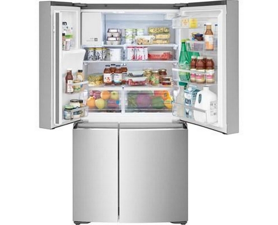 Réfrigérateur quatre portes avec porte à deux battants à profondeur de comptoir de 36 po, 21,5 Pi cu.. avec machine à glaçons Frigidaire Gallery - GRQC2255BF