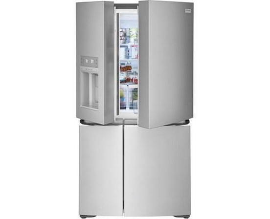 Réfrigérateur quatre portes avec porte à deux battants à profondeur de comptoir de 36 po, 21,5 Pi cu.. avec machine à glaçons Frigidaire Gallery - GRQC2255BF