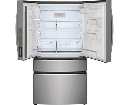 Réfrigérateur quatre portes avec porte à deux battants de 27,2 Pi cu.. avec distributeur d'eau interne et machine à glaçons Frigidaire Gallery - GRMN2872AF