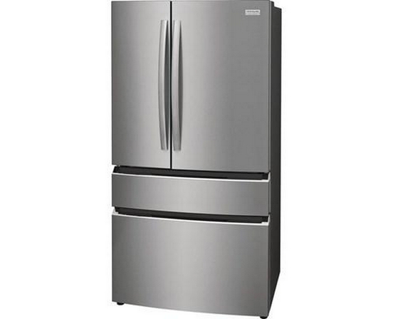 Réfrigérateur quatre portes avec porte à deux battants de 27,2 Pi cu.. avec distributeur d'eau interne et machine à glaçons Frigidaire Gallery - GRMN2872AF