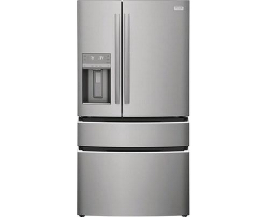 Réfrigérateur quatre portes avec porte à deux battants de 36 po, 26.3 Pi cu.. avec distributeur d'eau et de glaçons externe Frigidaire Gallery - GRMS2773AF