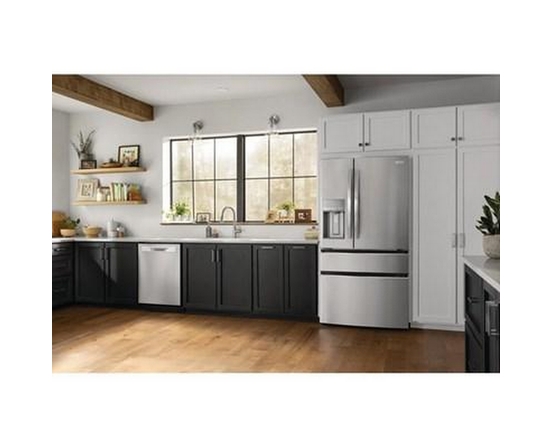 Réfrigérateur quatre portes avec porte à deux battants de 36 po, 26.3 Pi cu.. avec distributeur d'eau et de glaçons externe Frigidaire Gallery - GRMS2773AF