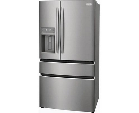 Réfrigérateur quatre portes avec porte à deux battants de 36 po, 26.3 Pi cu.. avec distributeur d'eau et de glaçons externe Frigidaire Gallery - GRMS2773AF