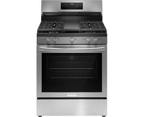 Cuisinière amovible à gaz de 30 po avec technologie Air Fry Frigidaire Gallery - GCRG3060BF