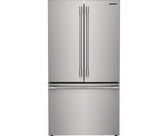 Réfrigérateur trois portes avec porte à deux battants à profondeur de comptoir de 36 po, 23,3 Pi cu.. avec affichage numérique Frigidaire Professional - PRFG2383AF
