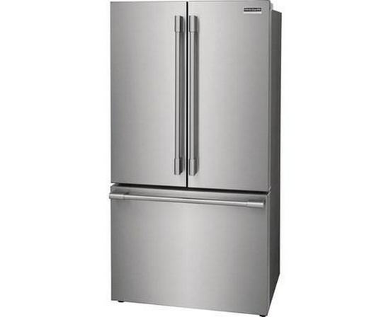 Réfrigérateur trois portes avec porte à deux battants à profondeur de comptoir de 36 po, 23,3 Pi cu.. avec affichage numérique Frigidaire Professional - PRFG2383AF