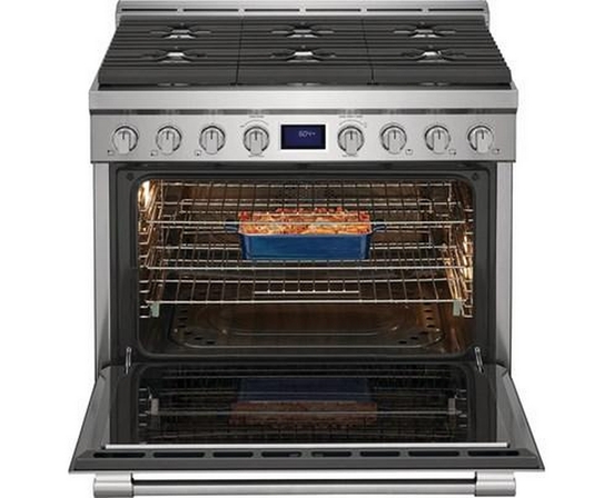 Cuisinière amovible de 36 po avec technologie convection véritable Frigidaire Professional - PCFG3670AF