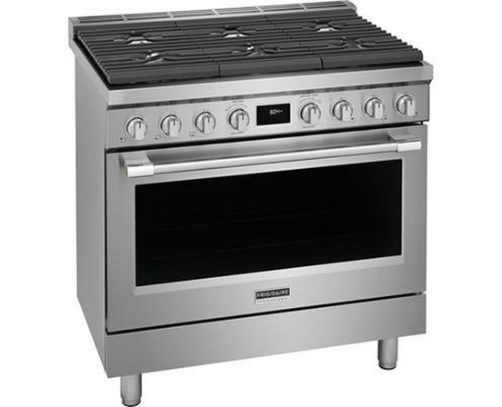 Cuisinière amovible biénergie de 36 po avec technologie convection Frigidaire Professional - PCFD3670AF