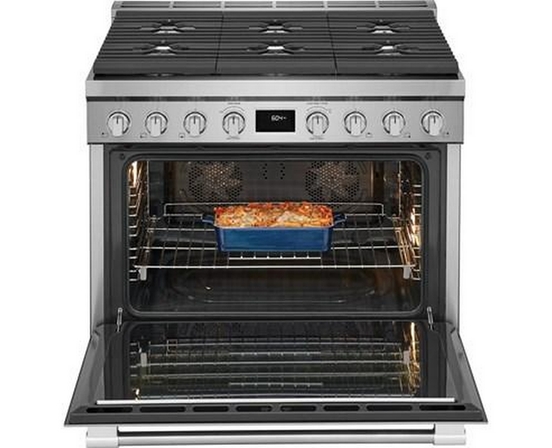 Cuisinière amovible biénergie de 36 po avec technologie convection Frigidaire Professional - PCFD3670AF