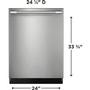 Lave-vaisselle intégré Frigidaire Professional - PDSH4816BF