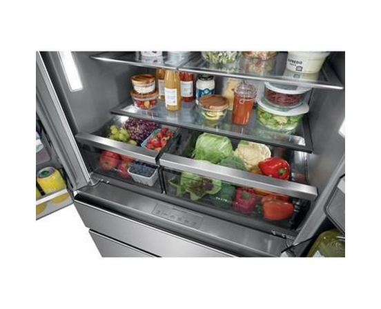 Réfrigérateur quatre portes avec porte à deux battants à profondeur de comptoir avec tiroir TempAdapt™ Electrolux - ERMC2295AS