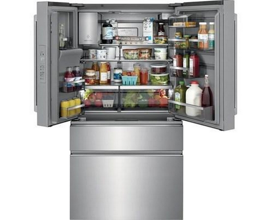 Réfrigérateur quatre portes avec porte à deux battants à profondeur de comptoir avec tiroir TempAdapt™ Electrolux - ERMC2295AS