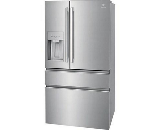 Réfrigérateur quatre portes avec porte à deux battants à profondeur de comptoir avec tiroir TempAdapt™ Electrolux - ERMC2295AS