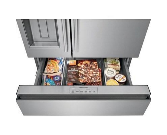 Réfrigérateur quatre portes avec porte à deux battants à profondeur de comptoir avec tiroir TempAdapt™ Electrolux - ERMC2295AS