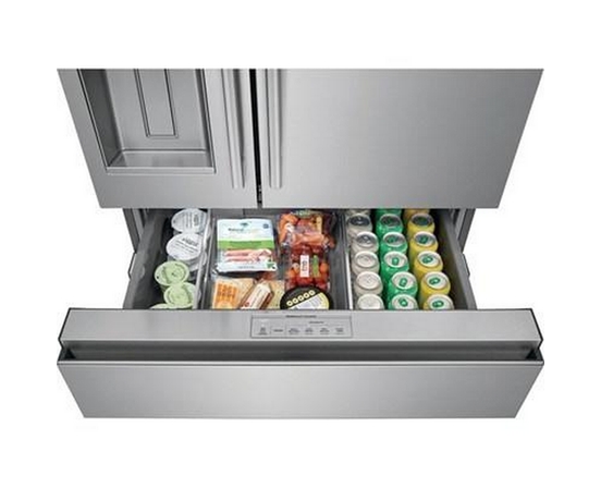 Réfrigérateur quatre portes avec porte à deux battants à profondeur de comptoir avec tiroir TempAdapt™ Electrolux - ERMC2295AS