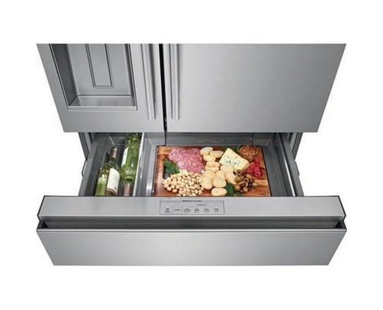 Réfrigérateur quatre portes avec porte à deux battants à profondeur de comptoir avec tiroir TempAdapt™ Electrolux - ERMC2295AS