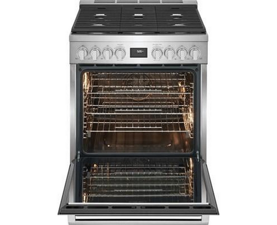 Cuisinière amovible à biénergie de 30 po Electrolux - ECFD3068AS