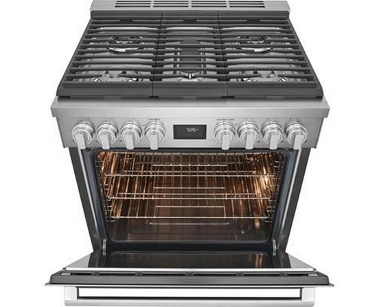Cuisinière amovible à biénergie de 30 po Electrolux - ECFD3068AS