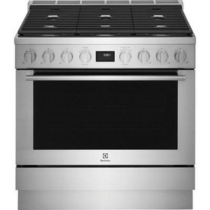 Cuisinière amovible à biénergie de 36 po Electrolux - ECFD3668AS