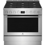 Cuisinière amovible à biénergie de 36 po Electrolux - ECFD3668AS