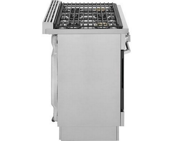 Cuisinière amovible à biénergie de 36 po Electrolux - ECFD3668AS