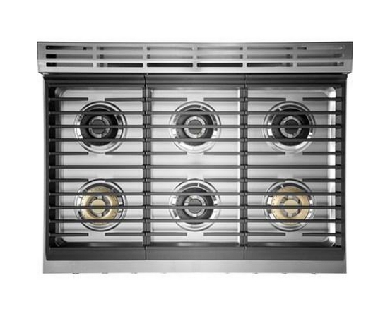 Cuisinière amovible à biénergie de 36 po Electrolux - ECFD3668AS