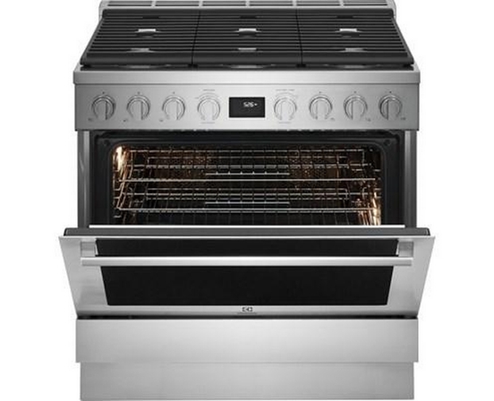 Cuisinière amovible à biénergie de 36 po Electrolux - ECFD3668AS