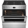 Cuisinière amovible à biénergie de 36 po Electrolux - ECFD3668AS