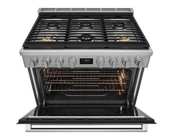 Cuisinière amovible à biénergie de 36 po Electrolux - ECFD3668AS