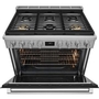 Cuisinière amovible à biénergie de 36 po Electrolux - ECFD3668AS