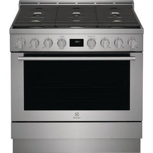 Cuisinière amovible au gaz de 36 po avec technologie convection Electrolux - ECFG3668AS