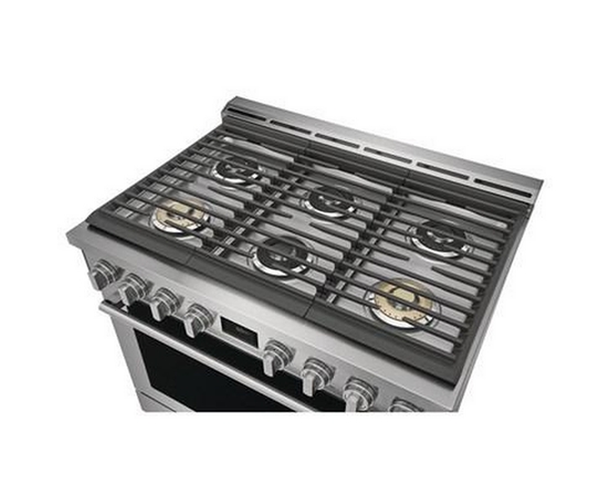 Cuisinière amovible au gaz de 36 po avec technologie convection Electrolux - ECFG3668AS