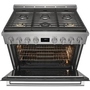 Cuisinière amovible au gaz de 36 po avec technologie convection Electrolux - ECFG3668AS