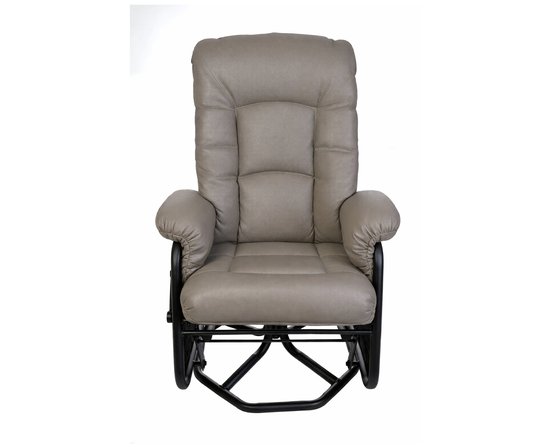 Fauteuil sur billes inclinable berçant et pivotant en tissu de Pel